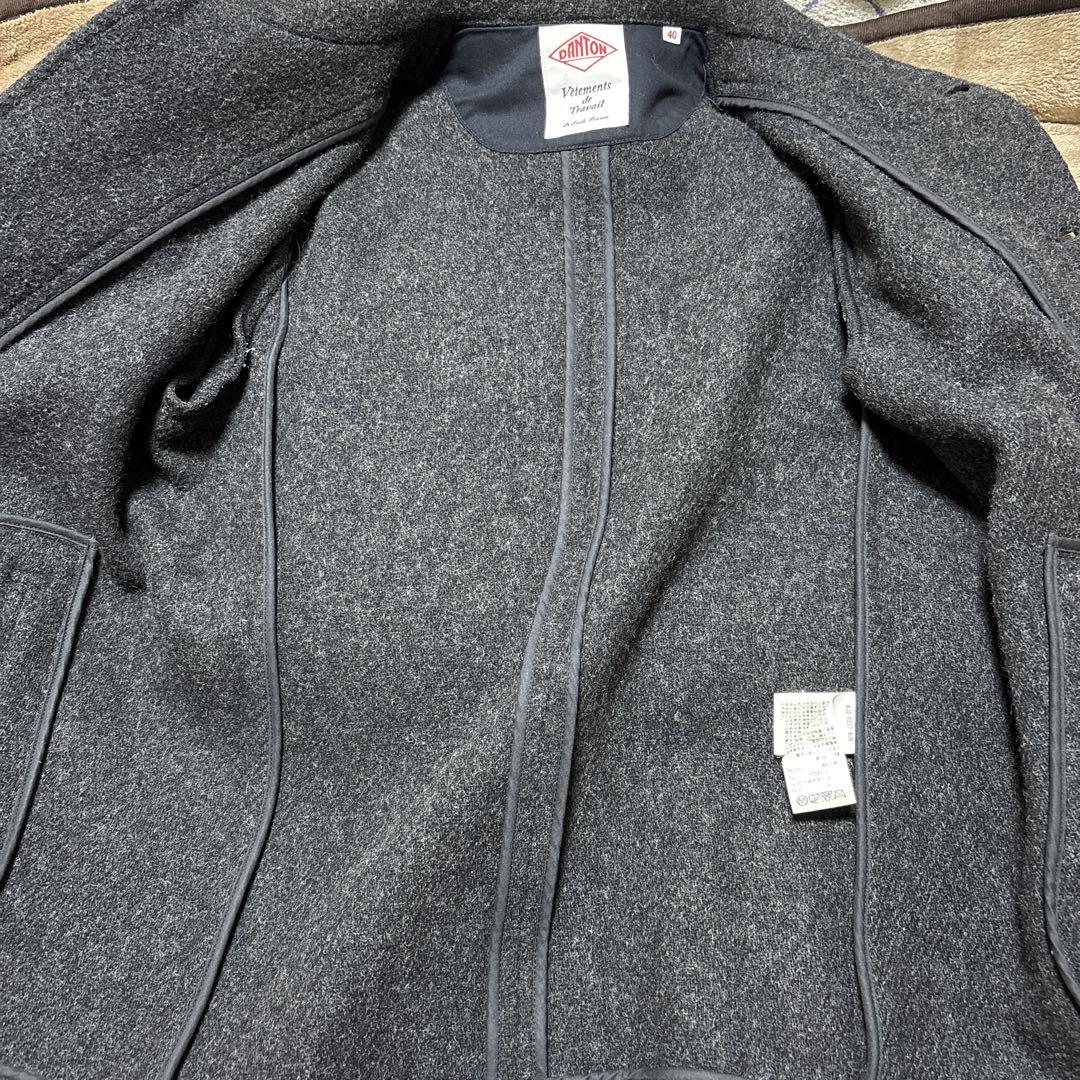 DANTON ダントン　ウールモッサ　コート　40