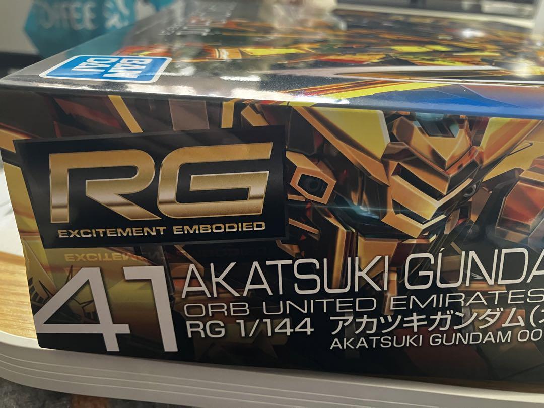 新品未開封 RG 1/144 アカツキガンダム(オオワシ装備)