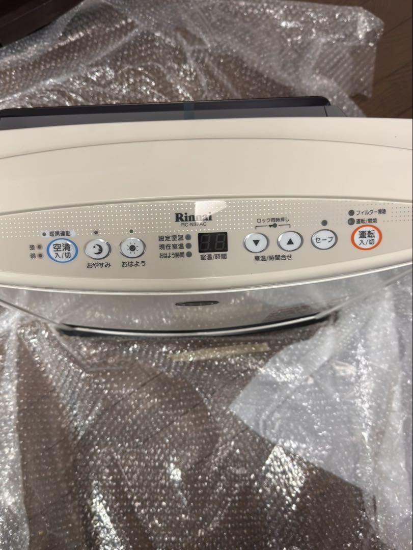 新品未使用(新古品)リンナイ 空気清浄機能能付 ガスファンヒーター