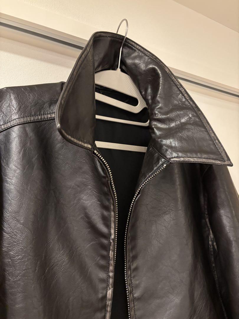 売切SALE】新品！ZARA レザージャケット ジッパー付き
