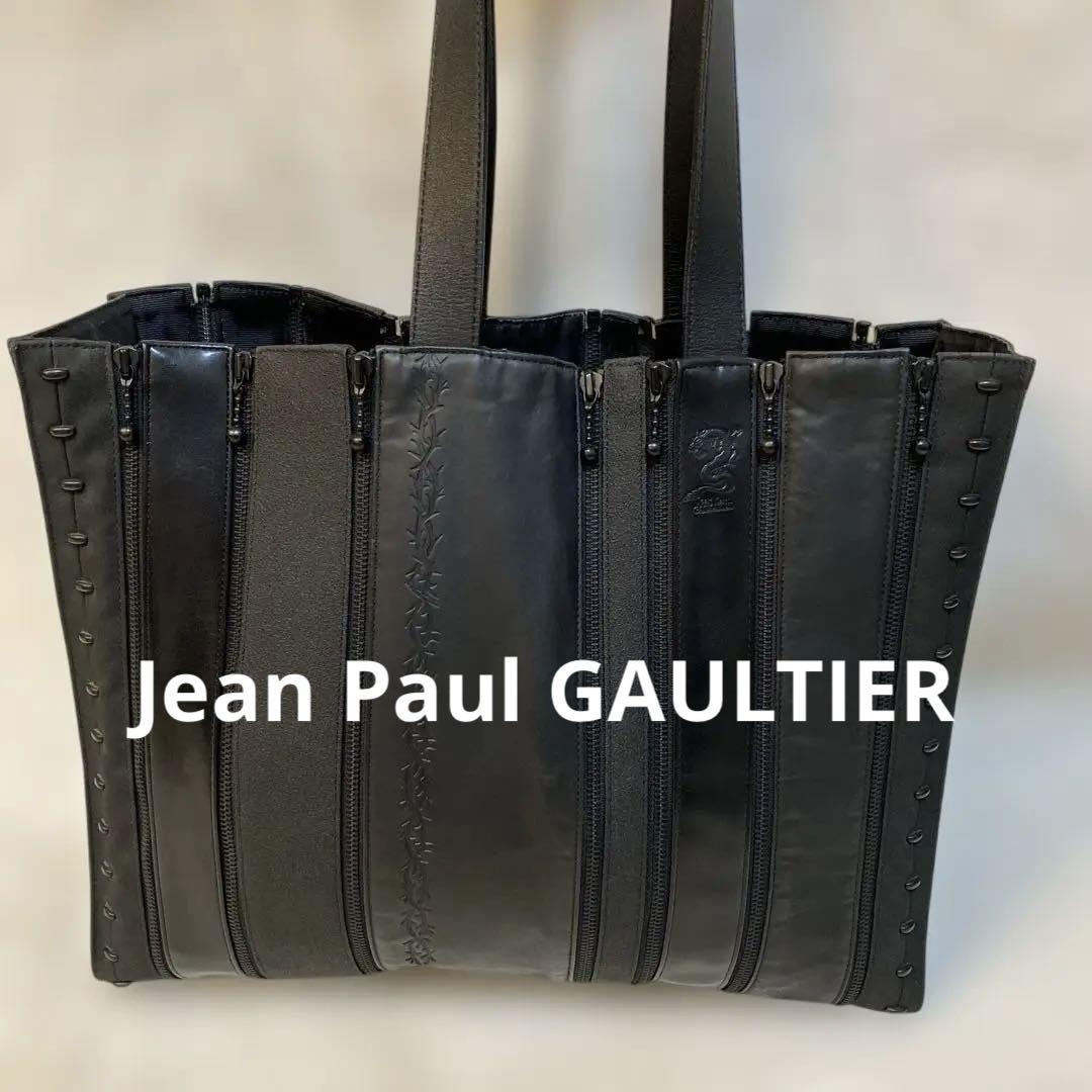 名作Jean Paul GAULTIER アーカイブ デザインジップトートバッグ