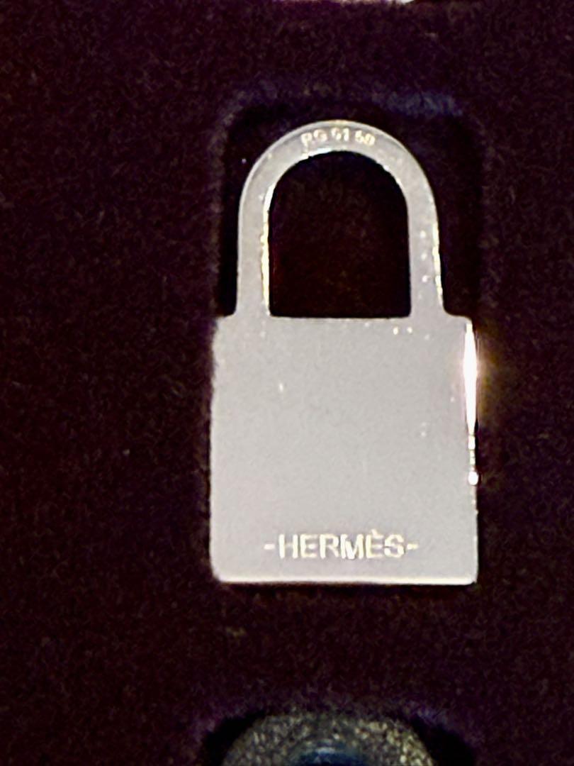 HERMES☆エルメス オーケリーピアス☆ブラック×シルバー - メルカリ