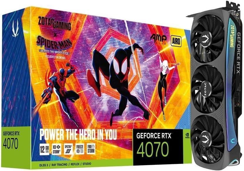 ZOTAC RTX4070 AMP AIRO SPIDER-MAN