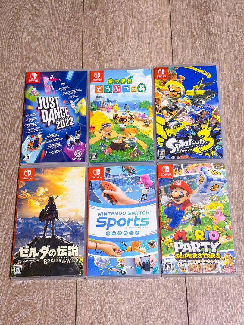 最新モデル ニンテンドースイッチNintendo Switch 本体とソフト6本 まとめ売りΩ Nintendo Switch