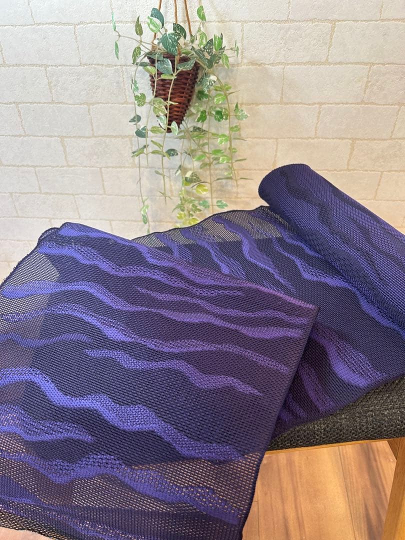 夏華美 涼帯 帯 透け感 博多織 着物 夏帯 紗八寸名古屋帯3