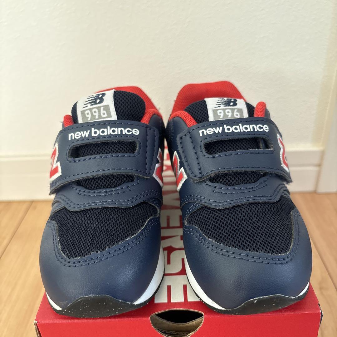 価格ベビー・キッズ - new balance 996 スニーカー ネイビー/レッド