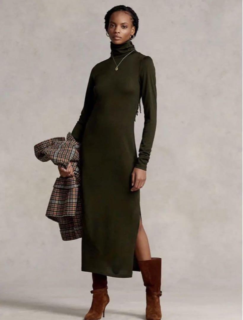 新品タグ付き♡ラルフローレン♡woolブレンドタートルネックワンピース 新品タグ付き♡ラルフローレン♡woolブレンドタートルネック