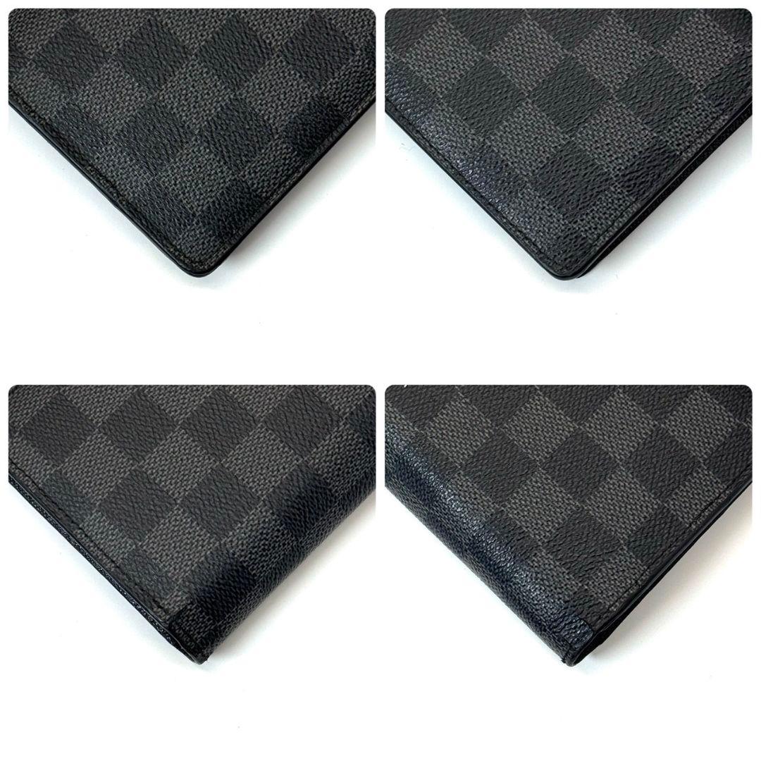 良品 ルイヴィトン ダミエグラフィット ポルトフォイユ ブラザ 二つ折り 財布 良品 ルイヴィトン ダミエグラフィット ポルトフォイユ ブラザ 二つ折り 財布