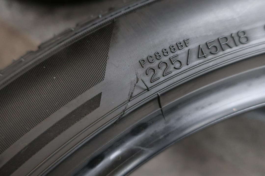 2023~24年　ダンロップ　ルマン　Vプラス　225/45R18　バリ溝　4本
