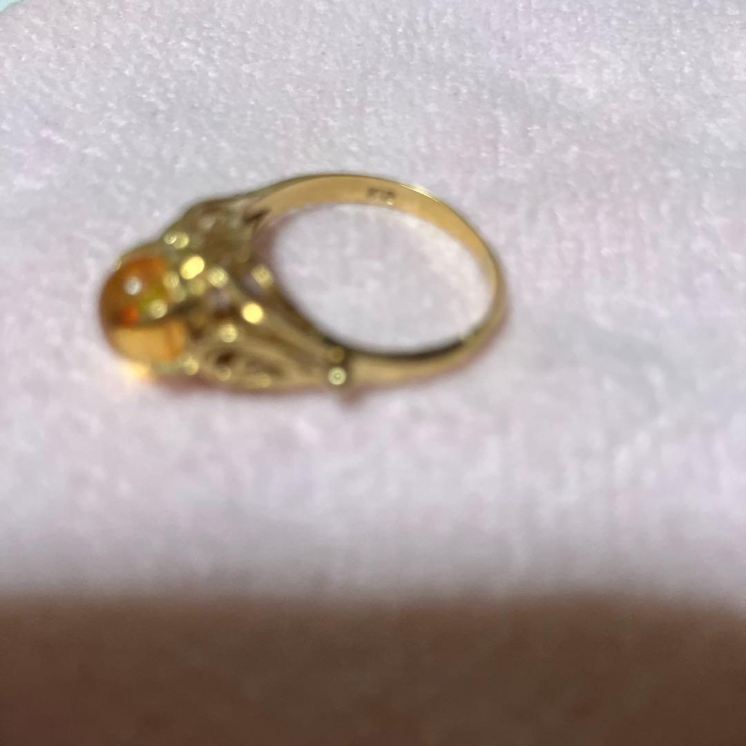 18k オパールリング