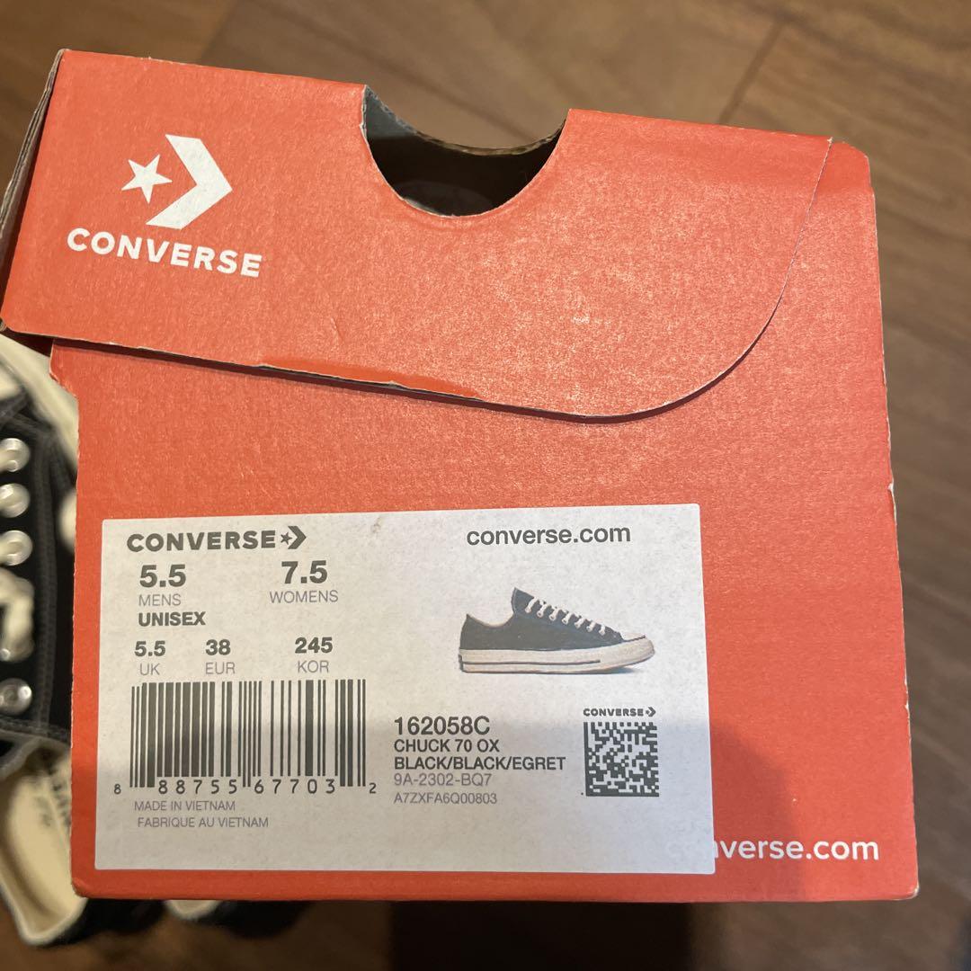 新品未使用★ CONVERSE CHUCK 70 OX TAYLOR★24.5