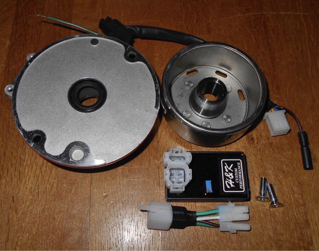 12V キャブ車 モンキーやカブ 軽量アウターローター 半波 進角