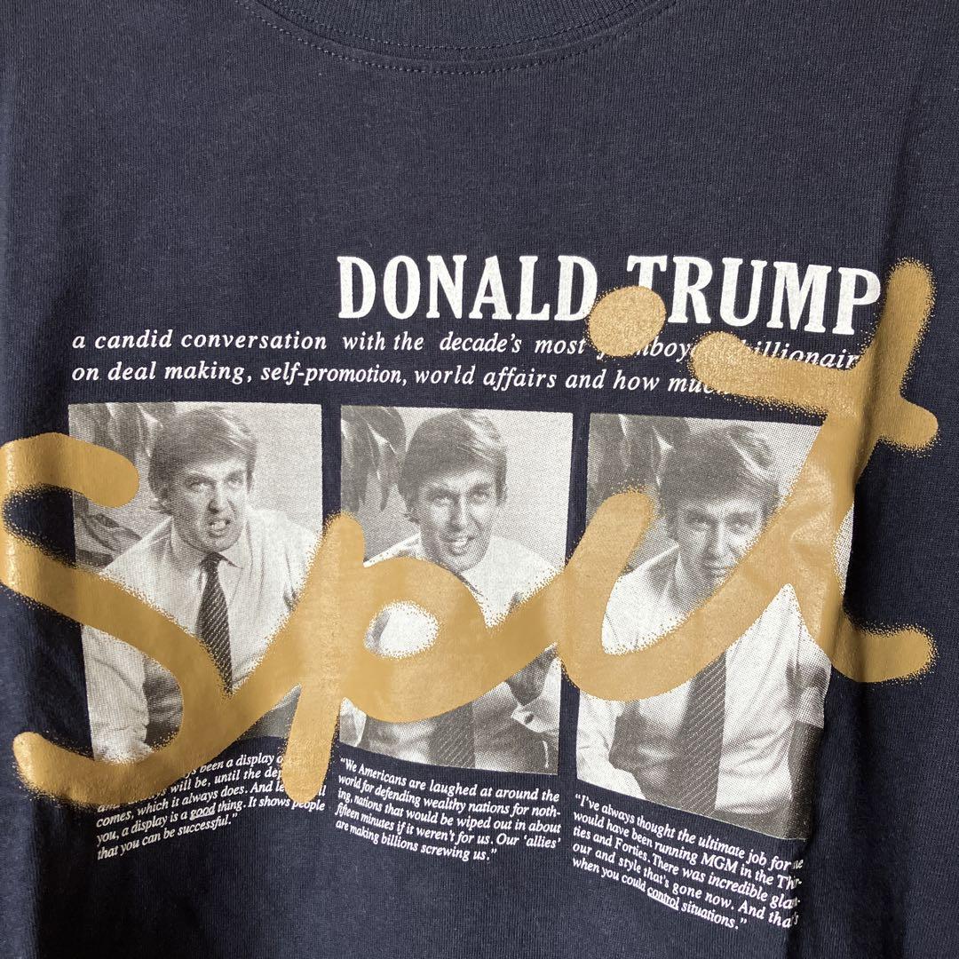 ドナルド・トランプ ロングスリーブTシャツ ネイビー