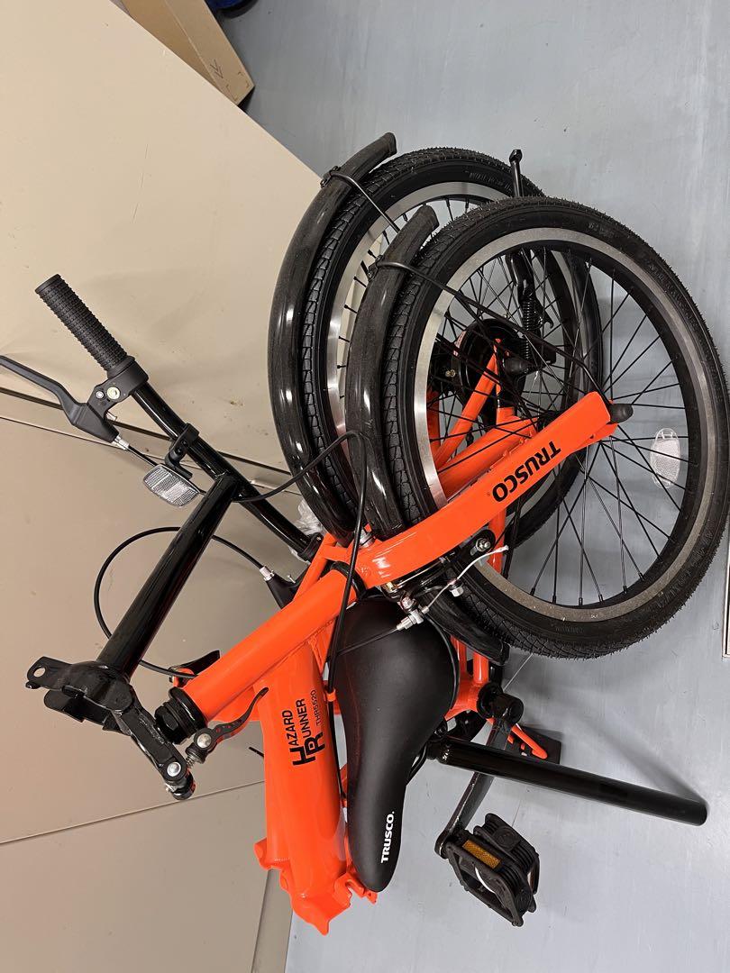 TRUSCO構内・災害時用ノーパンク自転車 \"ハザードランナー\" 20インチ