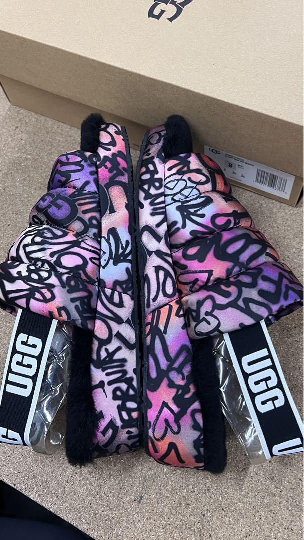 新品　UGG ファーサンダル カラフル