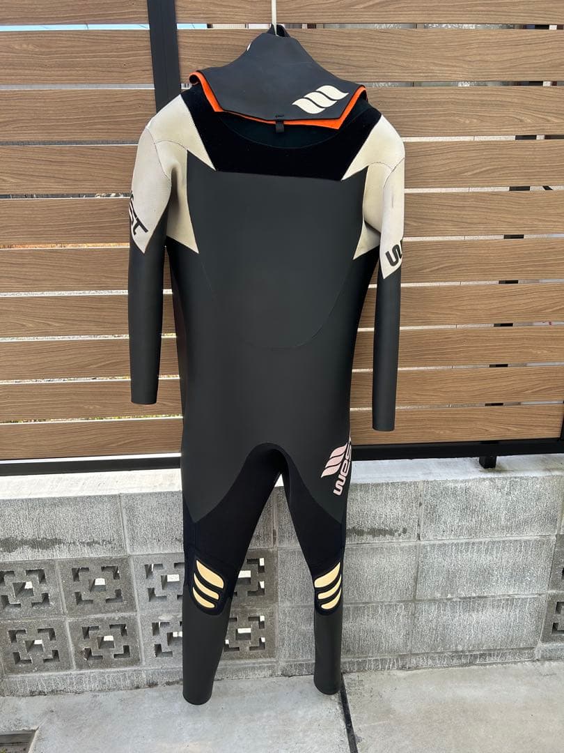 WEST セミドライスーツ ブラック ホワイトやや傷や汚れあり