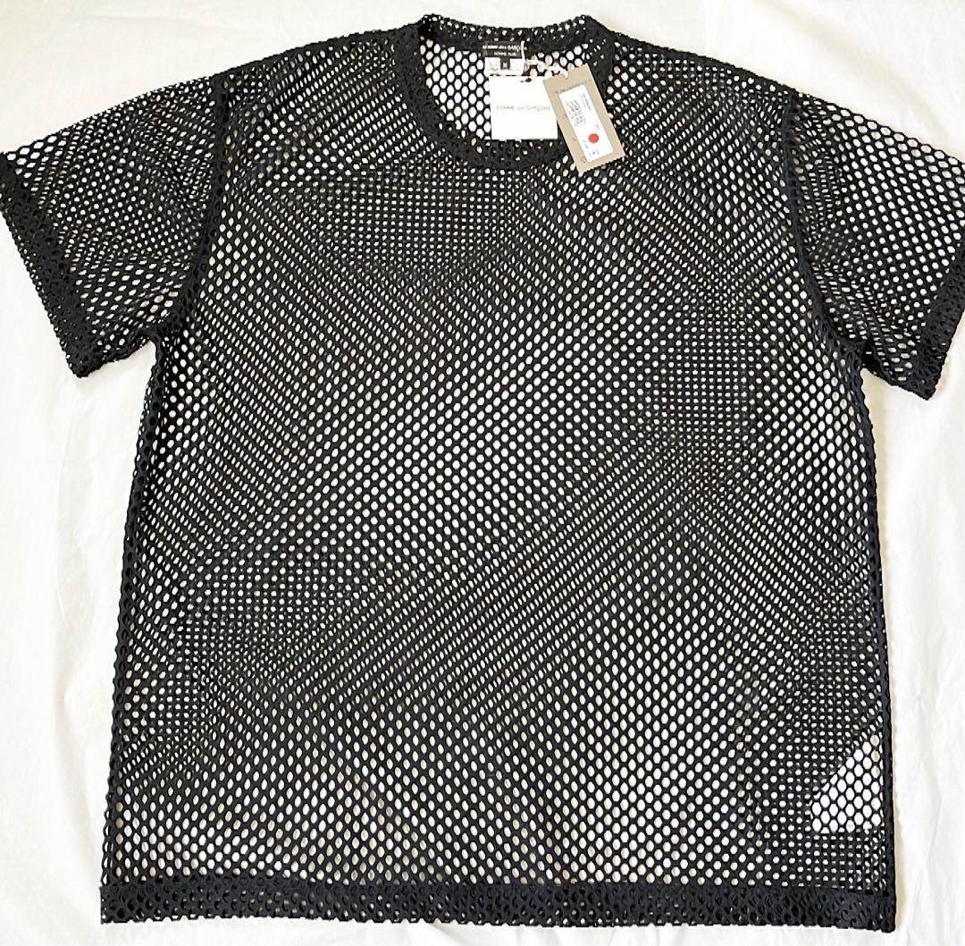 Comme des Garçons Homme Plus Mesh-Panelled T-shirt Black