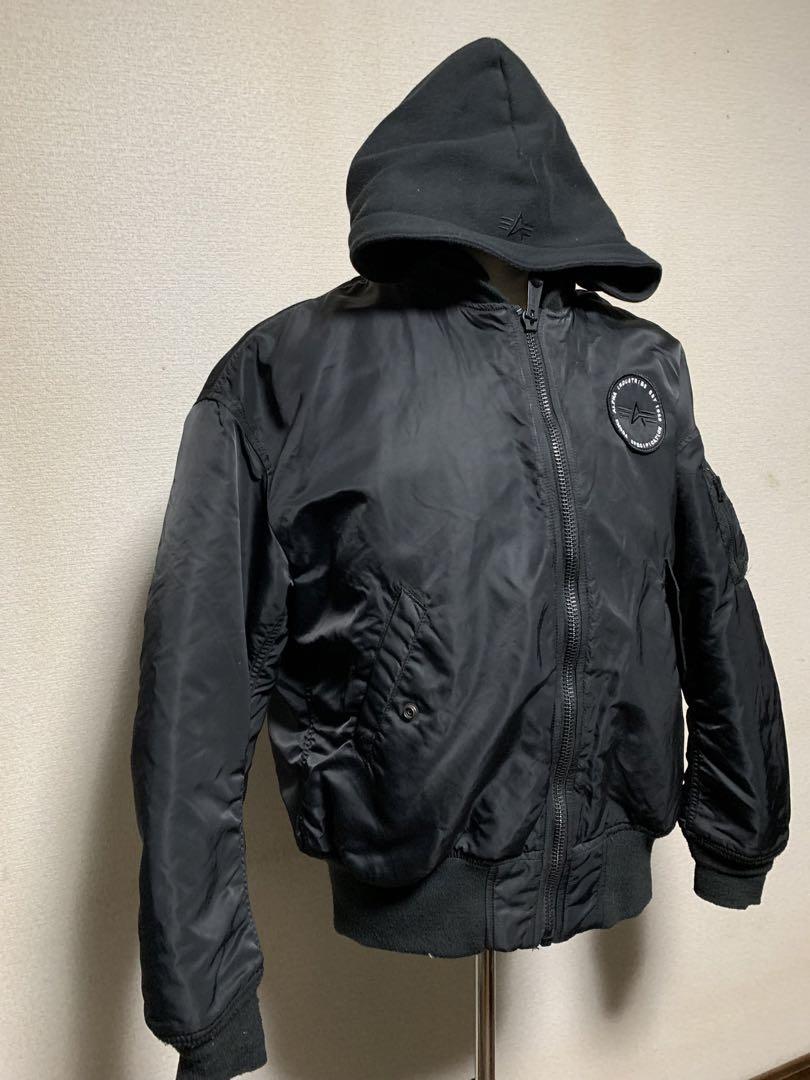 ALPHA INDUSTRIES アルファインダストリーズ　フード付き　ma1