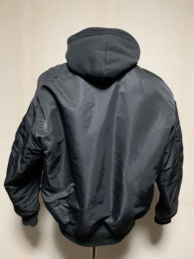 ALPHA INDUSTRIES アルファインダストリーズ　フード付き　ma1