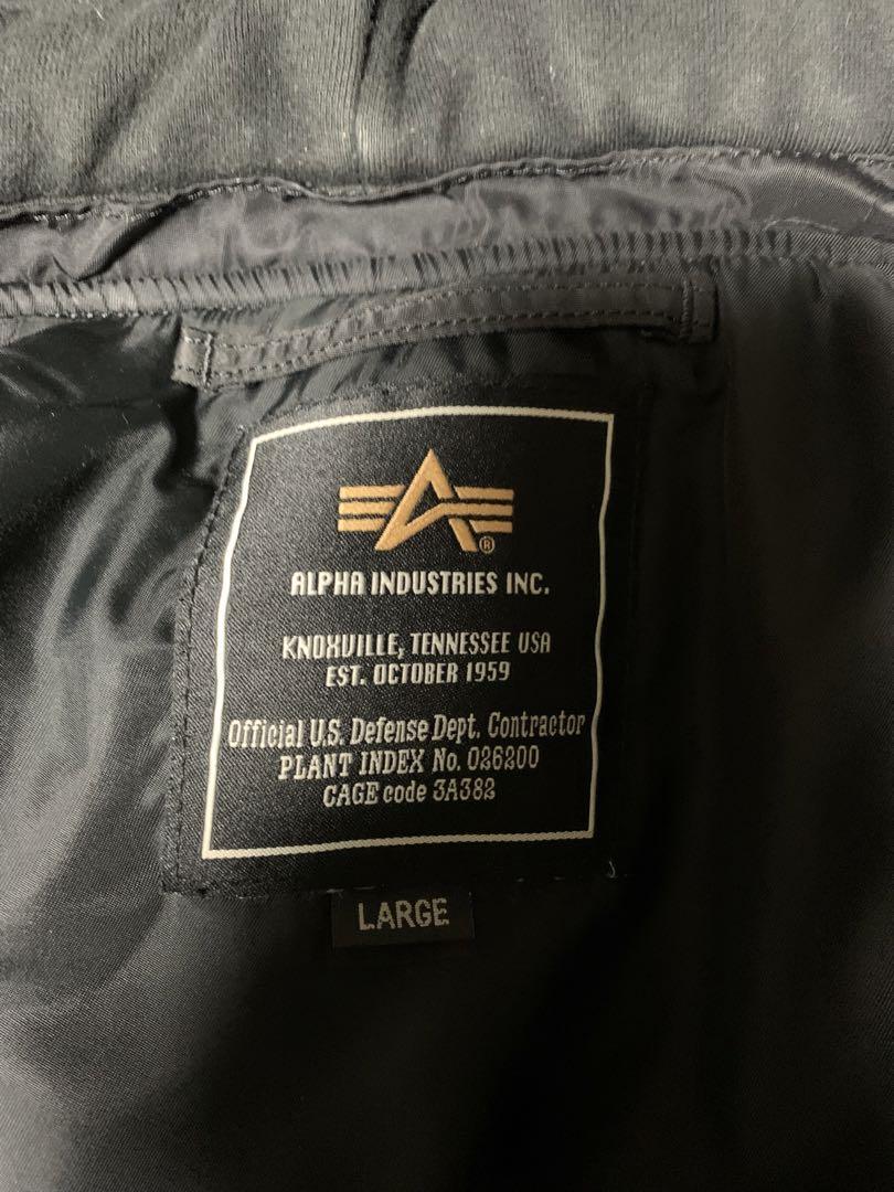 ALPHA INDUSTRIES アルファインダストリーズ　フード付き　ma1