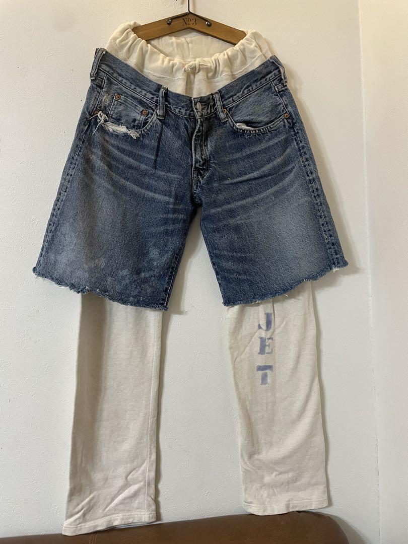 【美品】DENIM&DUNGAREE 150 スウェット付き