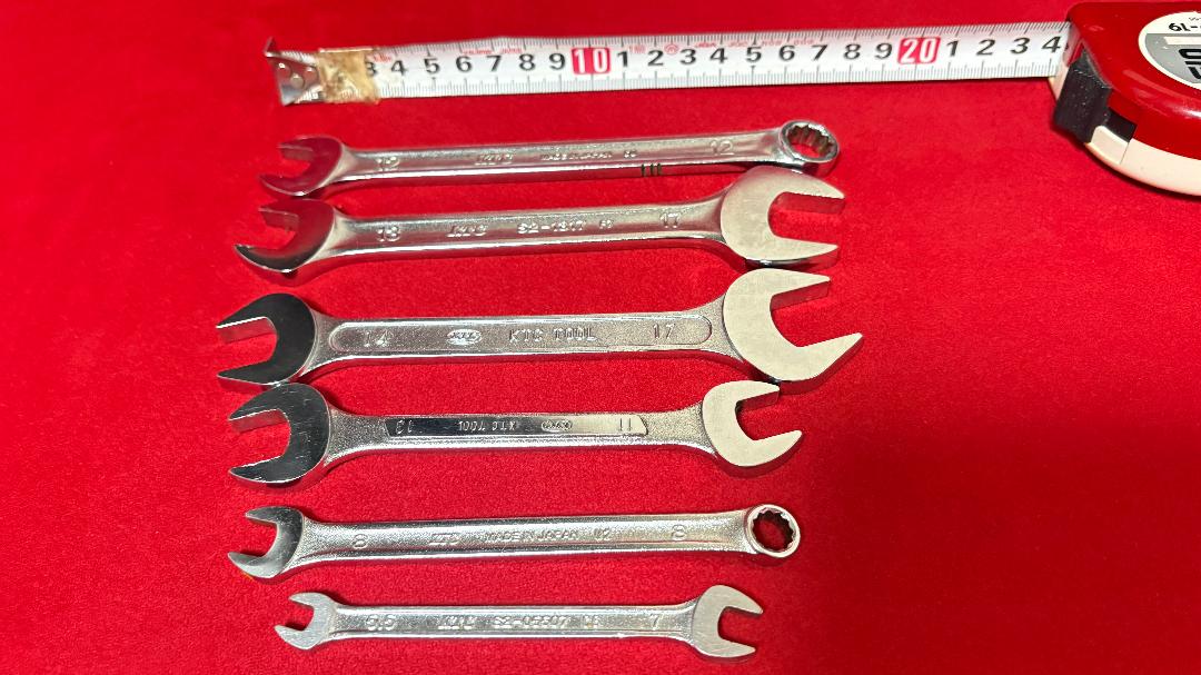 KTCスパナ6本セット（ばら売り不可）