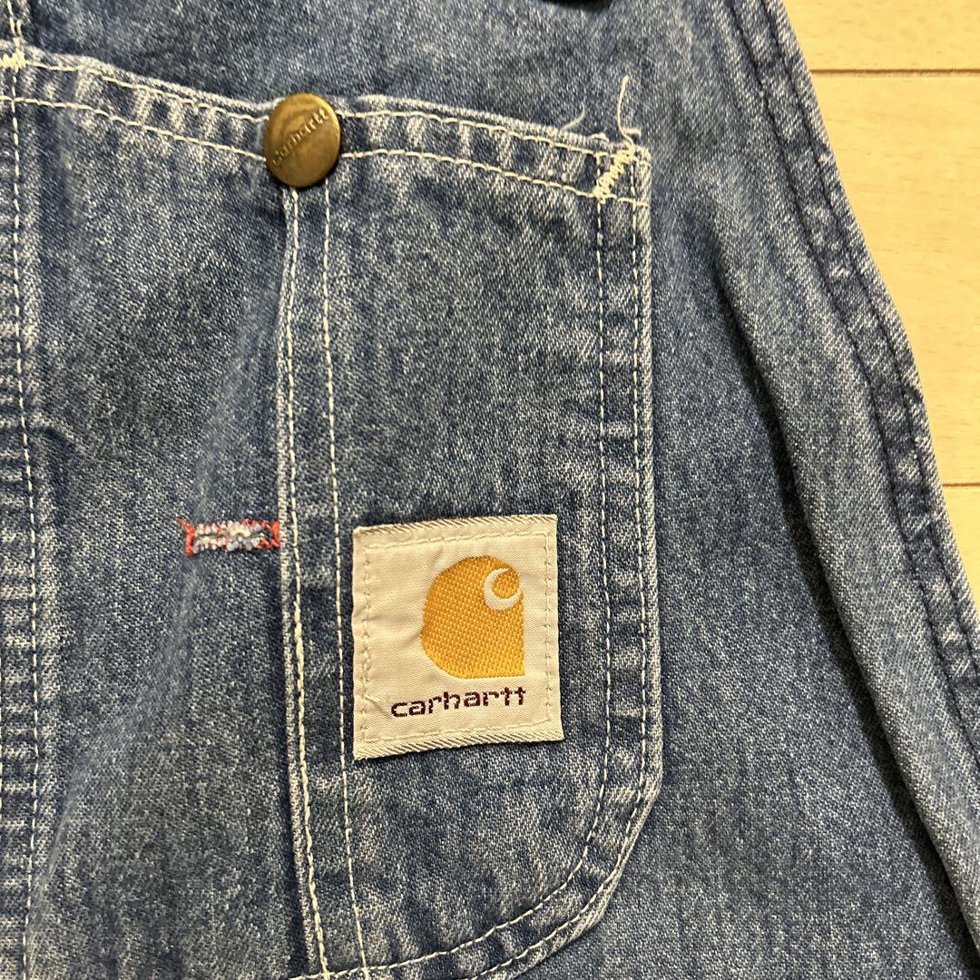古着　carhartt  カーハート　オーバーオール　サロペット　36×32