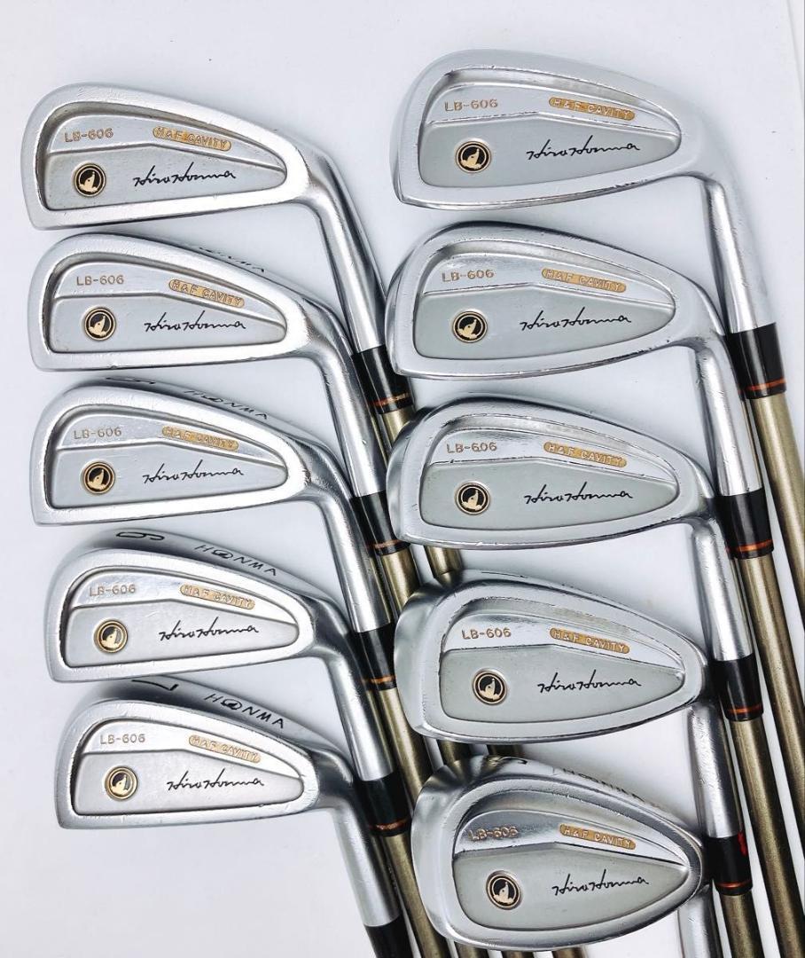 星4！ HONMA LB-606 10本セット アイアン ゴルフクラブ