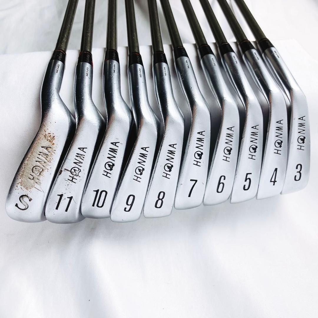 星4！ HONMA LB-606 10本セット アイアン ゴルフクラブ