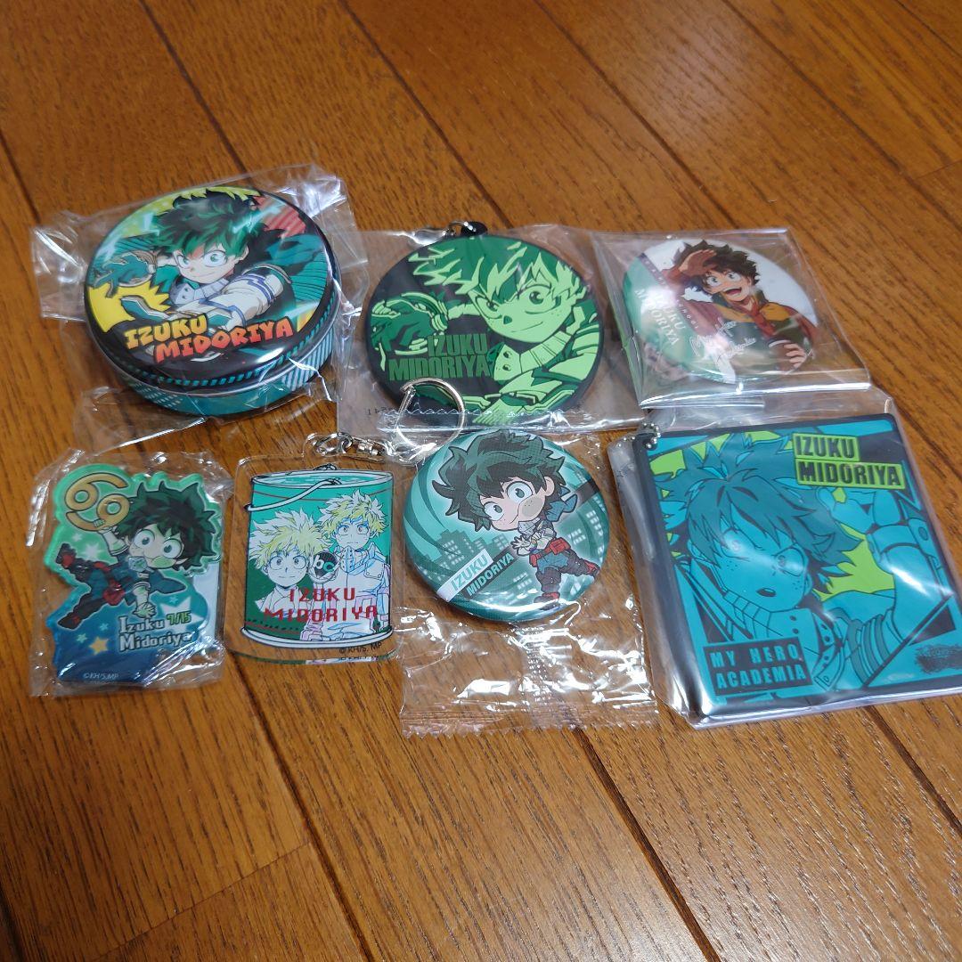 ヒロアカ 緑谷出久 グッズ まとめ売り 缶バッジ アクキー