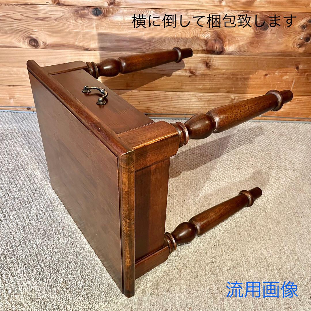 ⭕️【木製サイドテーブル03】スツール 置台 ナイトテーブル ヴィンテージ✨