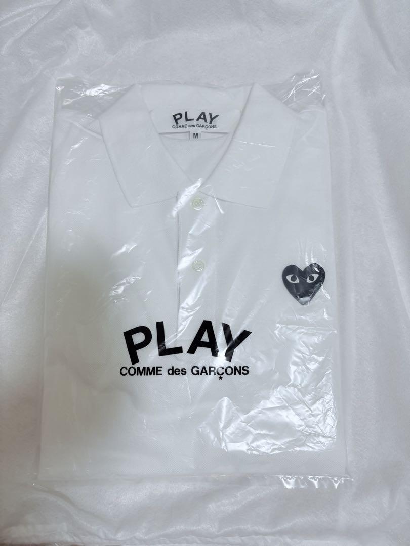 PLAY COMME des GARÇONS ポロシャツ M ホワイト
