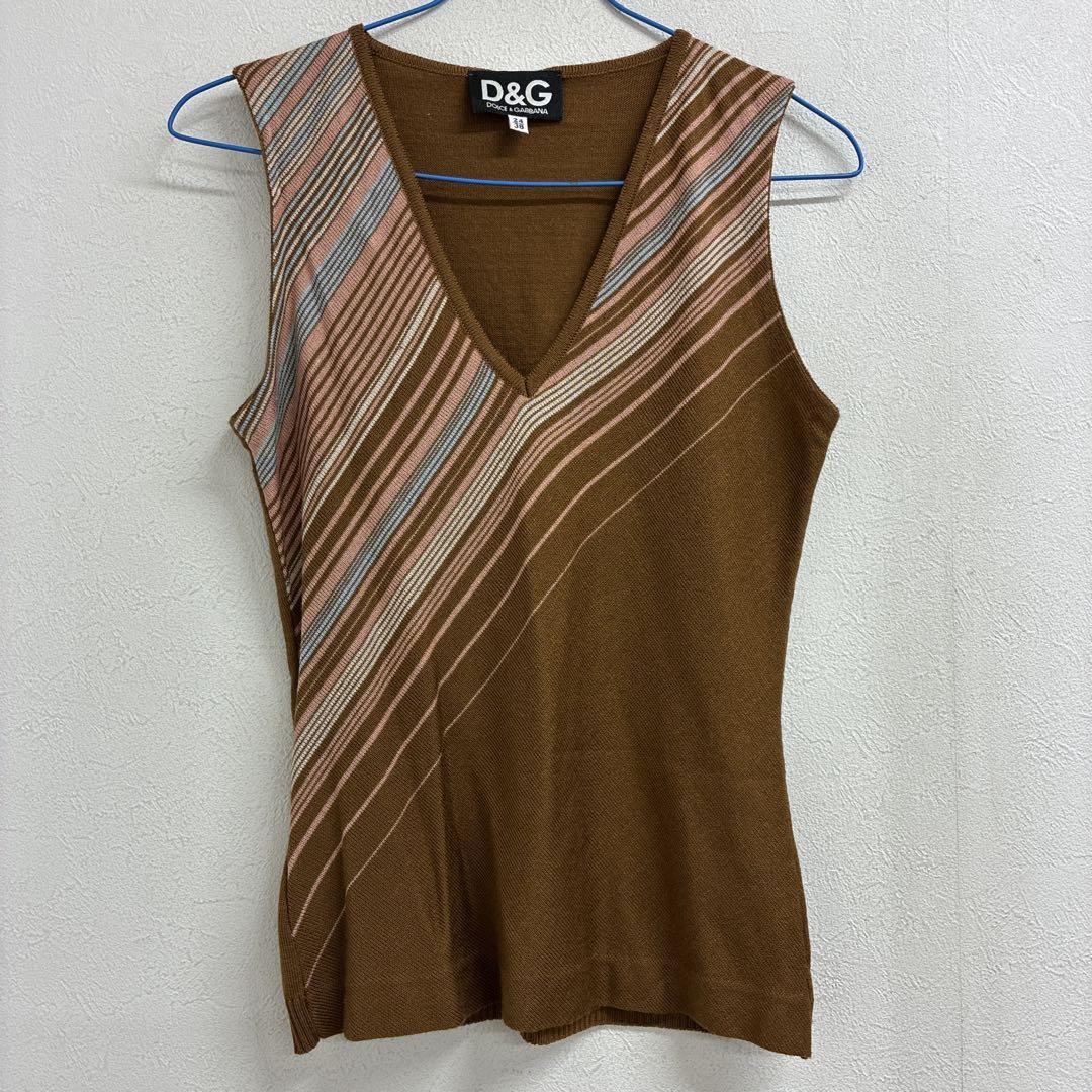 D&G ノースリーブニット 24/38 ◇22