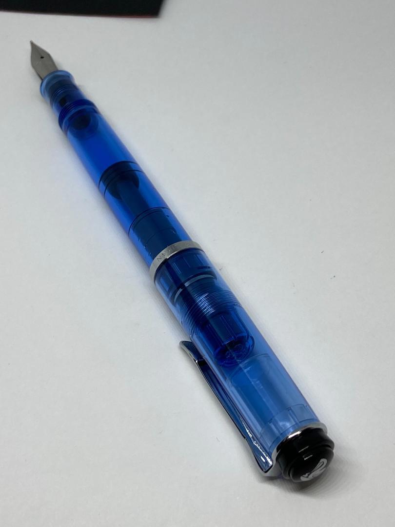 即納HOT ペリカン万年筆 デモンストレーター ブルー 美品 yqWvb-m64711224414 クラシックM205 限定品? 最安値HOT