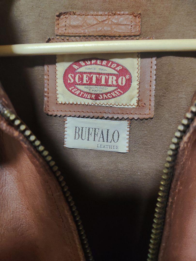 イタリア製ヴィンテージ SCETTRO  BUFFALOレザー ジャケット L awardsandwinners.com