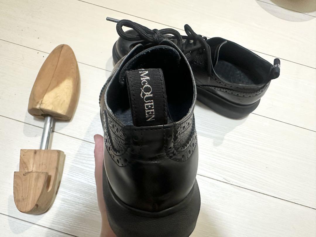ヵ*様 Alexander McQueen レザー ドレスシューズ ダービーシュ