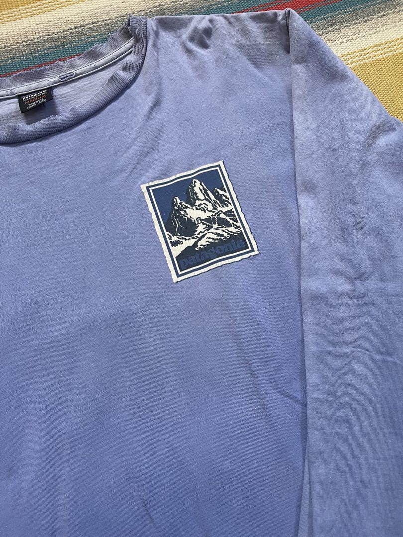 希少 90's Patagonia パタゴニア 長袖Tシャツ Mサイズ USA製