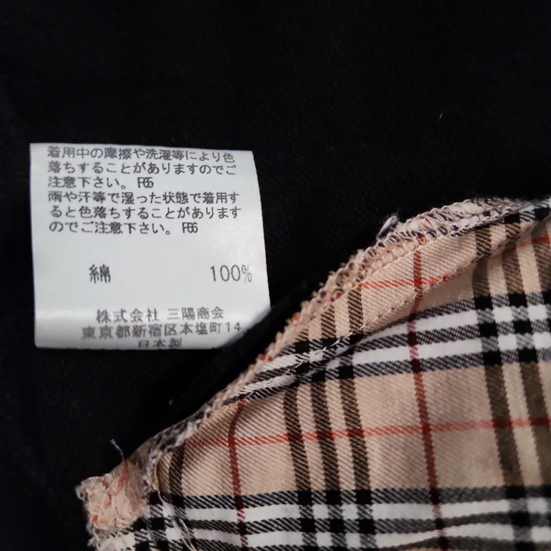 BURBERRY　BLUE LABEL　ブラックフルジップパーカー