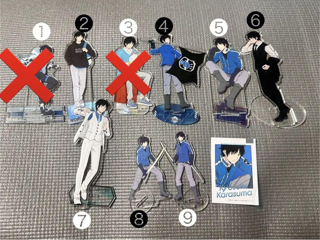 ワールドトリガー   烏丸京介  アクリルスタンド  6点セット グッズ: ワールドトリガー アクリルブロック 6.烏丸京介