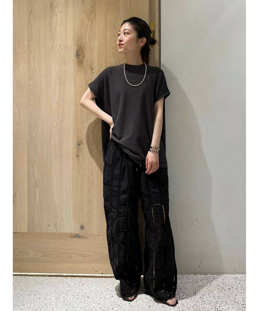 curensology ニットフレアトップス curensology ニットフレアトップス