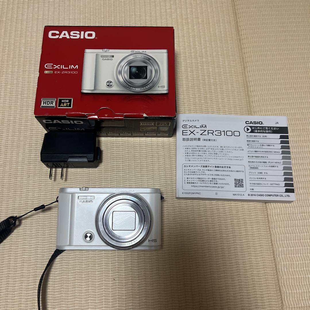 CASIO EX-ZR3100 シルバー 本体と付属品