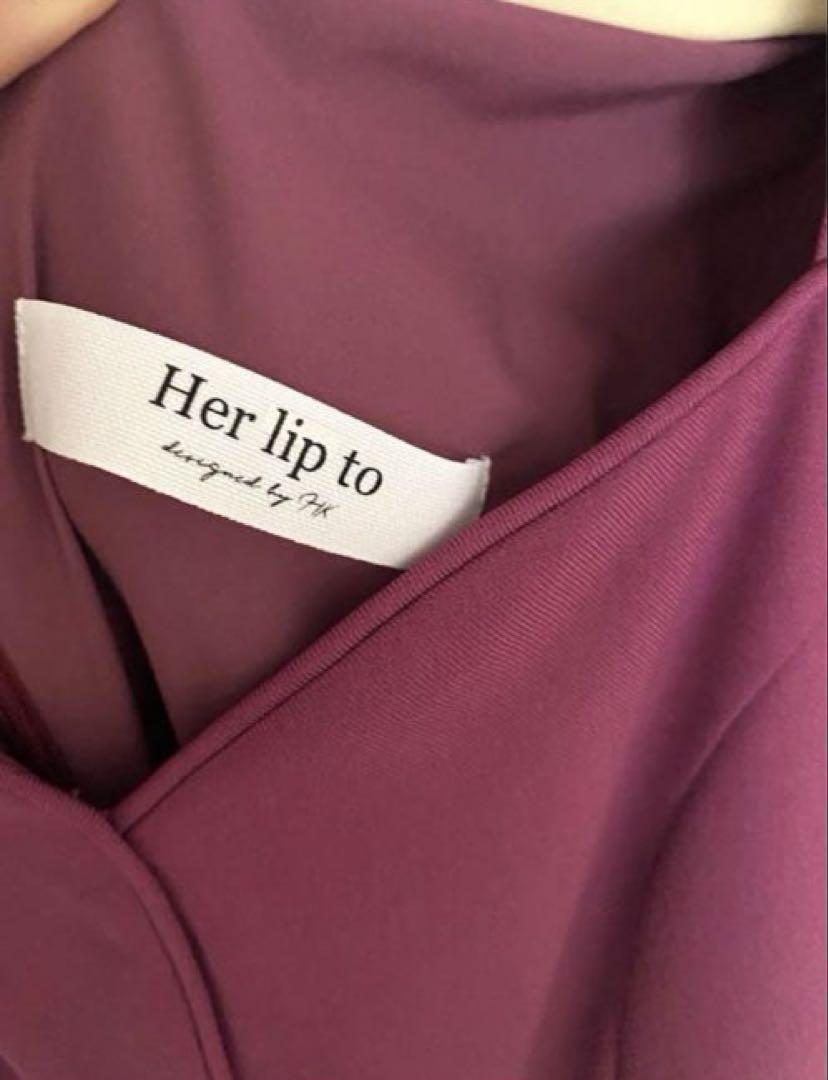 【美品】herlipto Dreamscape Twill Dress Ｍ