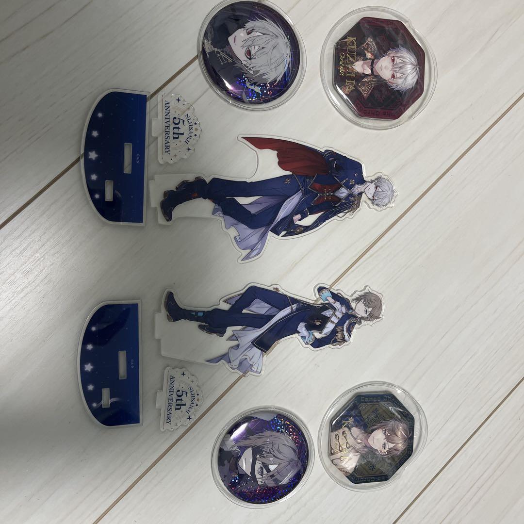 にじさんじ 叶 葛葉 ChroNoiRアクリルスタンド 2体+缶バッジ4個