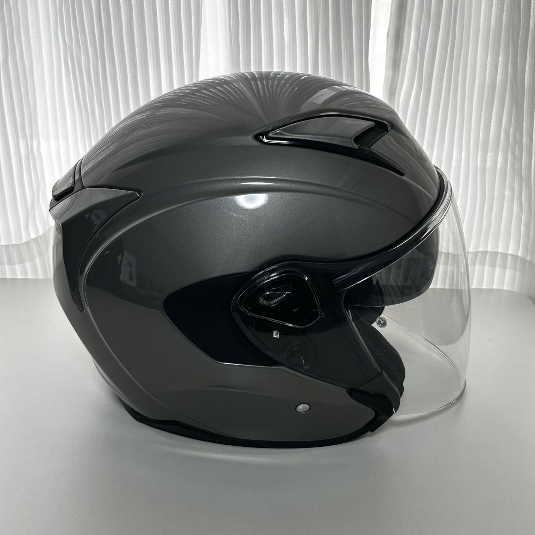 OGK EXCEED ジェットヘルメット グレー 保存袋付