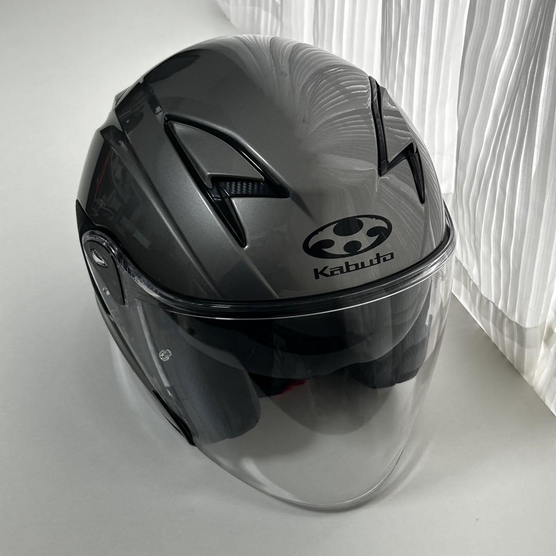 OGK EXCEED ジェットヘルメット グレー 保存袋付 OGK EXCEED ジェットヘルメット グレー 保存袋付 - メルカリ
