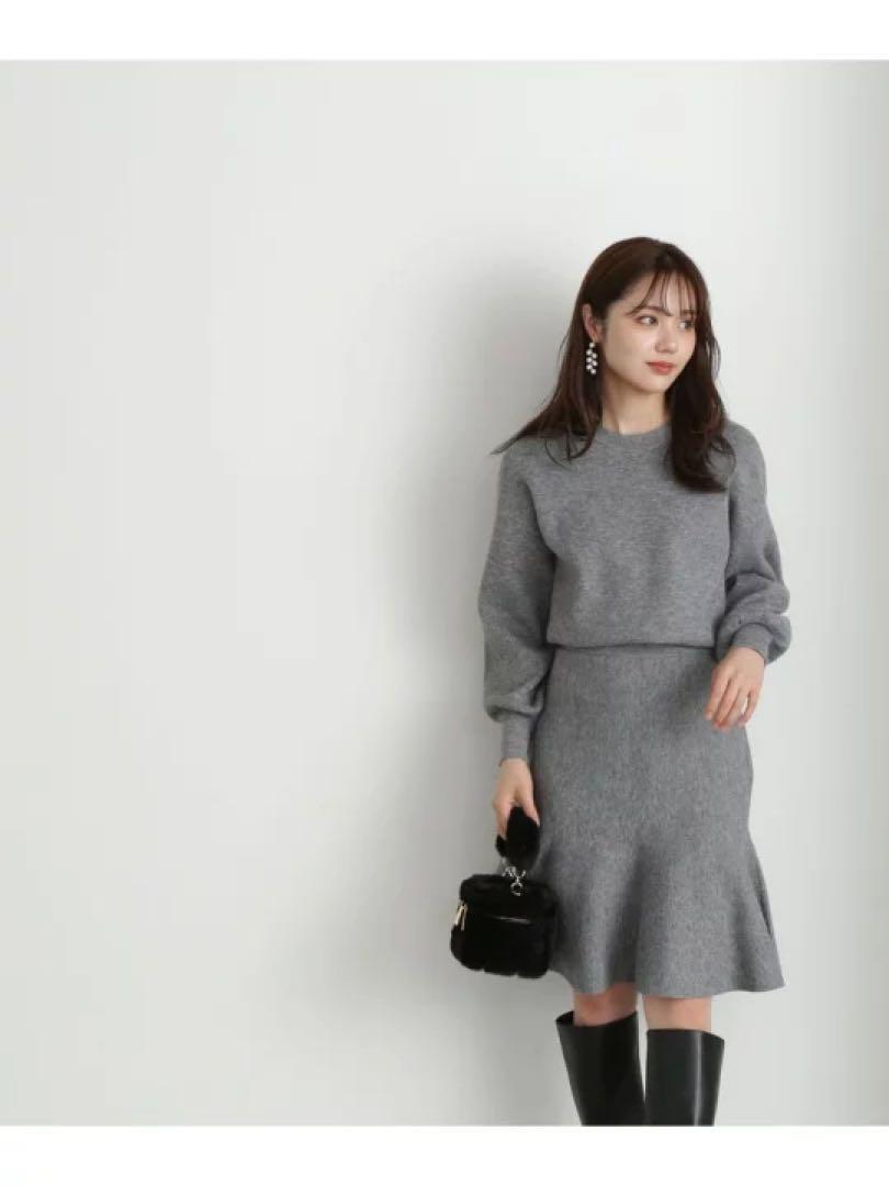 ニットミニスカートセットアップ ニットミニスカートセットアップ