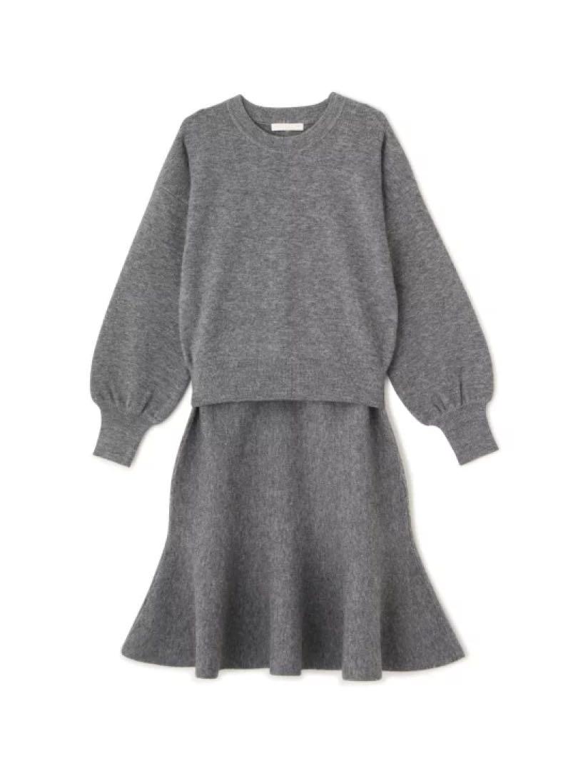 ニットミニスカートセットアップ ニットミニスカートセットアップ