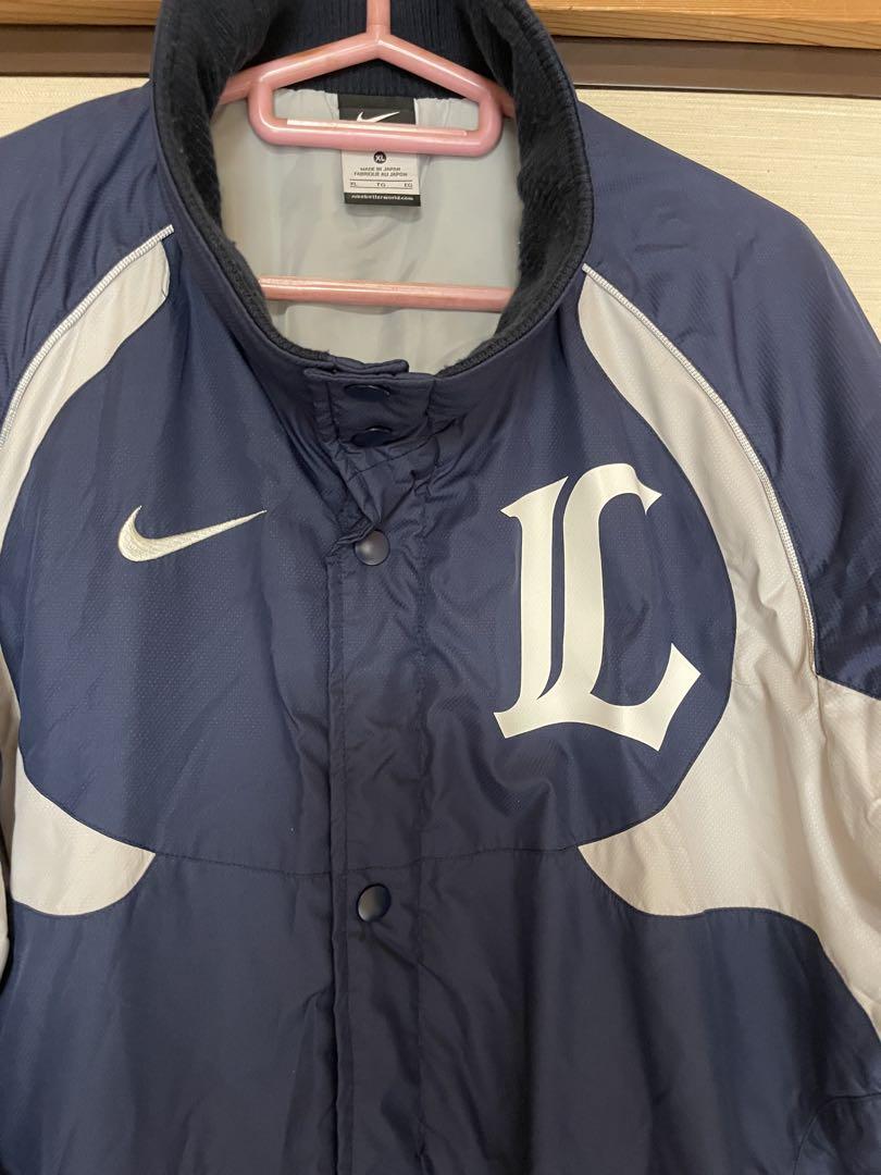埼玉西武ライオンズ グランドコートNike ネイビー XL NPB
