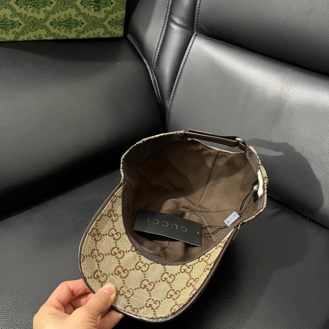GUCCI グッチ✪GGパターン ベースボールキャップ キャンバス総柄 XL