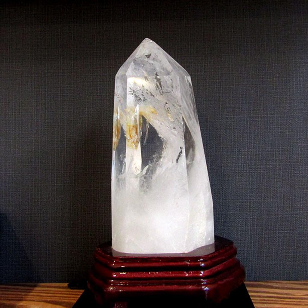 水晶ポイント　天然石置物　原石　インテリア